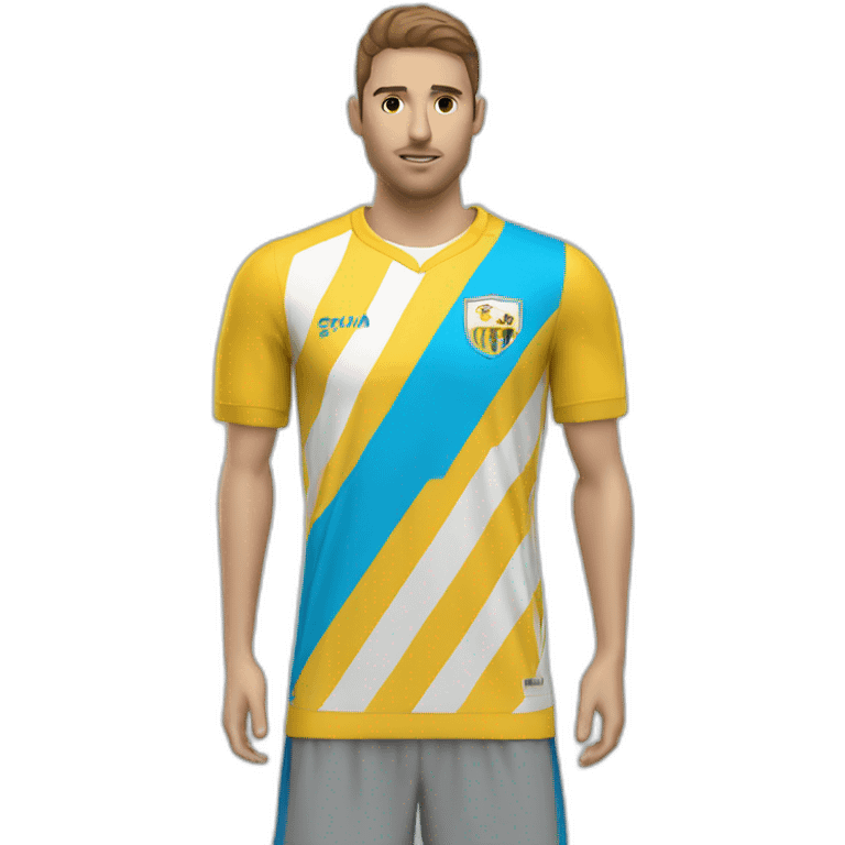 camiseta malaga c.f. emoji