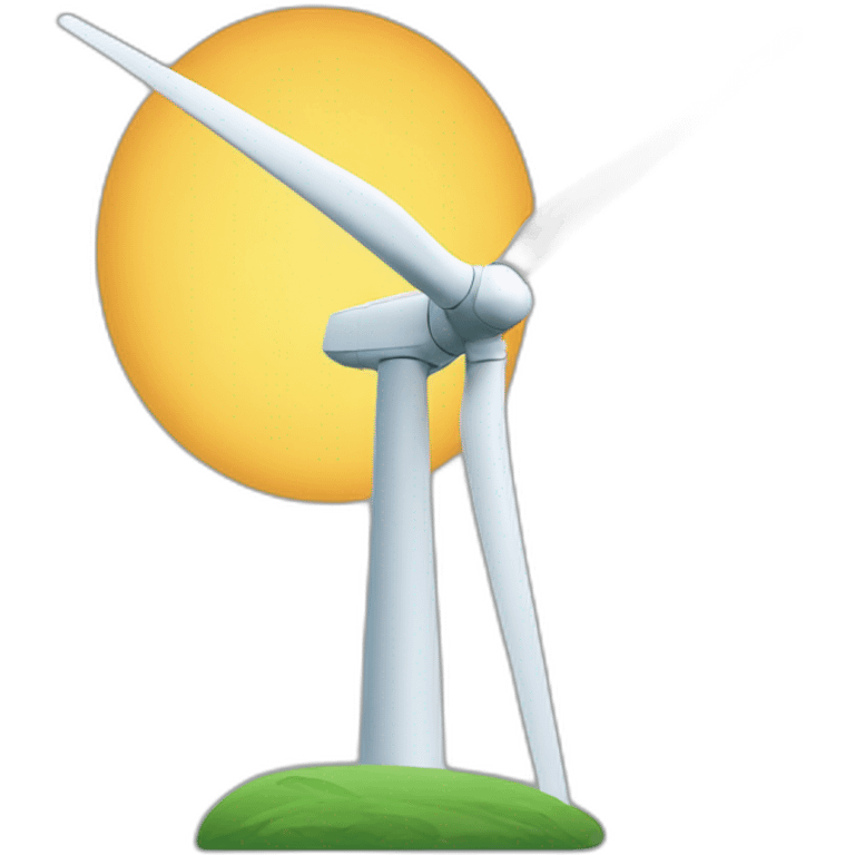 wind turbine emoji