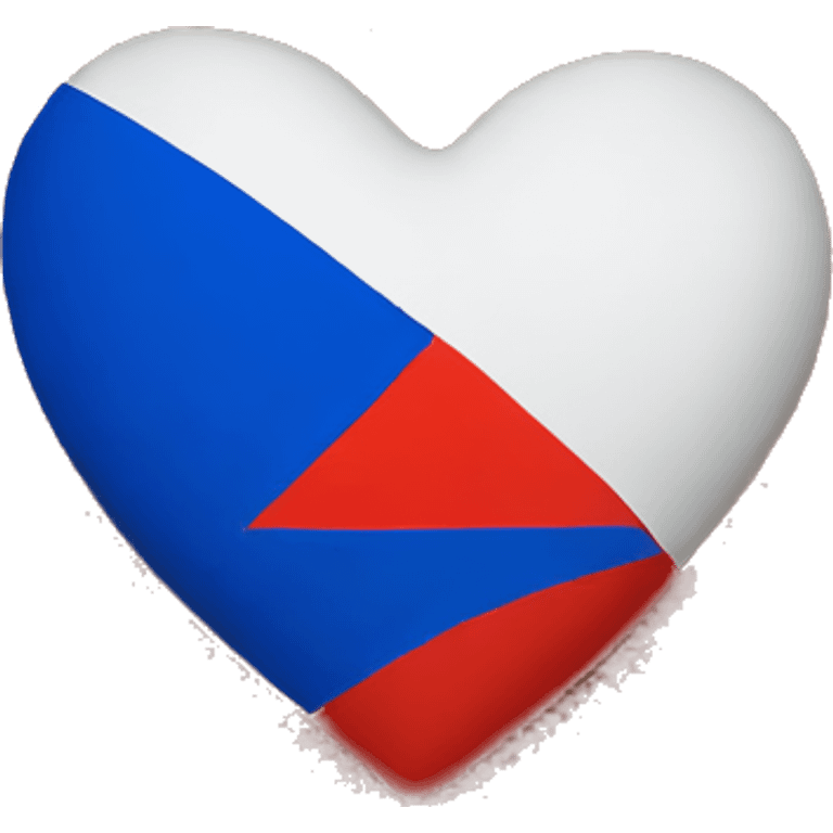 Russian flag heart emoji