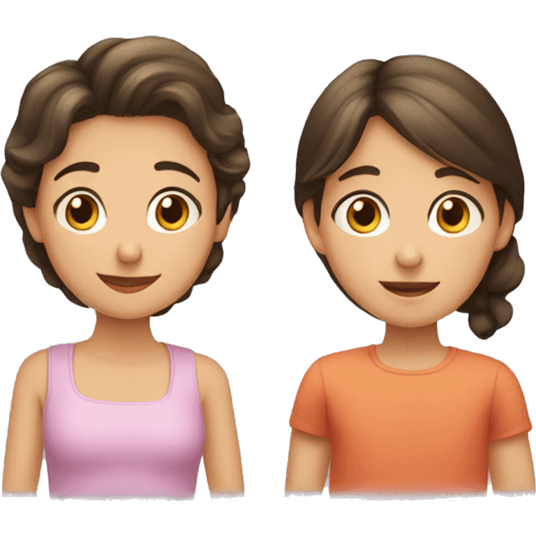 Una pareja de dos niños, una niña y un niño adolescentes emoji