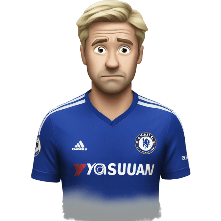 Chelsea fan crying emoji