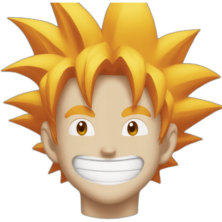 Goku smiling emoji