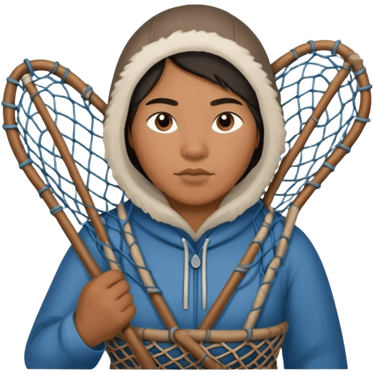 Inuit with nets emoji