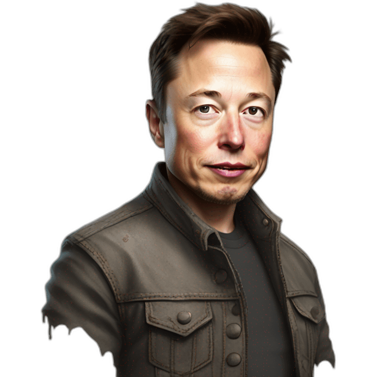 elon musk in dirty rags emoji