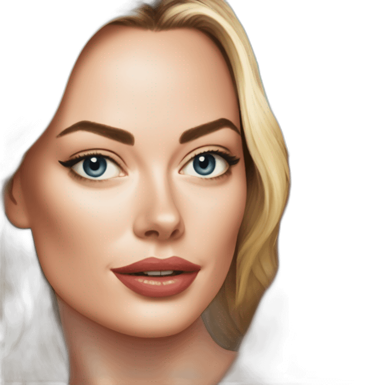 Margot robbie en Bikini emoji