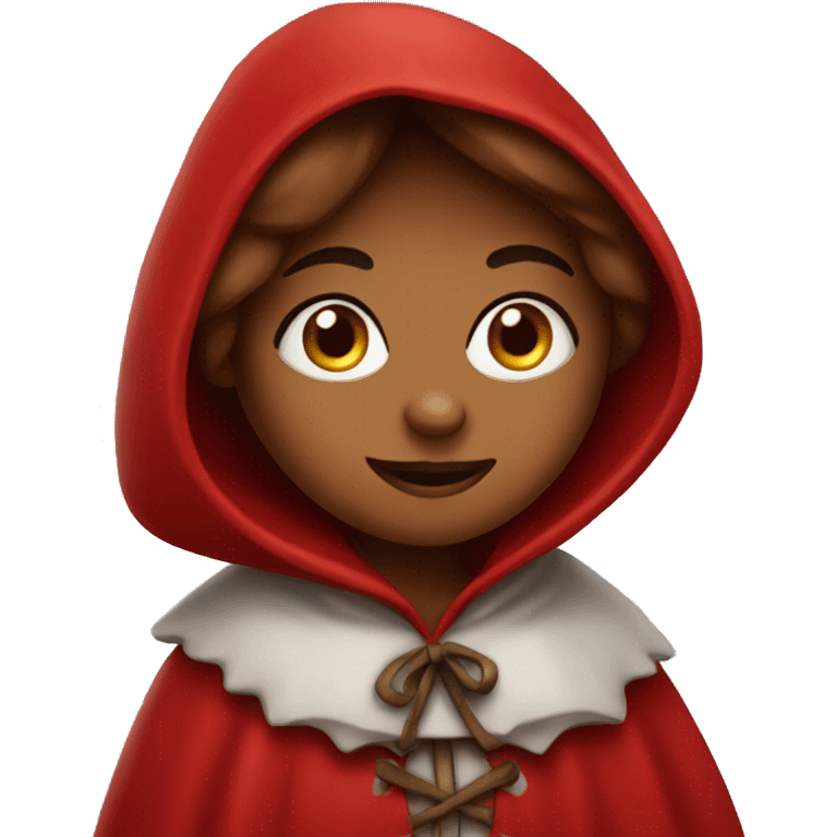 Little red riding hood emoji