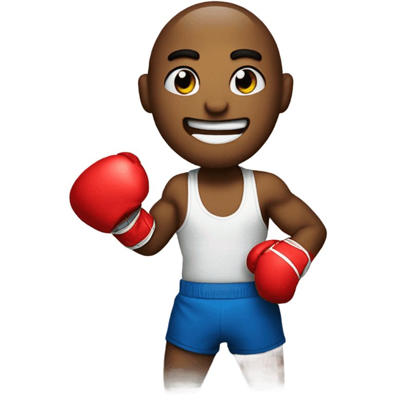 Emoji with heart eyes and boxing emoji