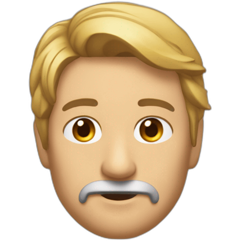 persona de perfil con una pieza de rompecabezas en la mente emoji