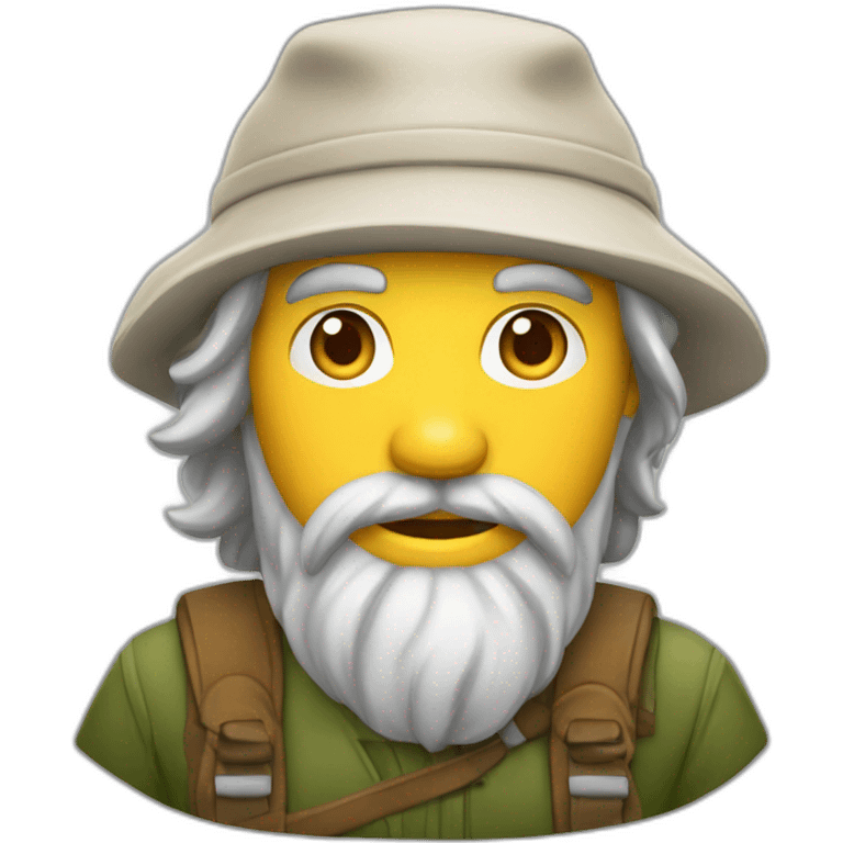 Voyageur avec casquette emoji