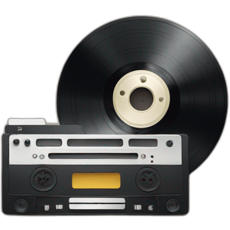 vinyl and analog tape emoji