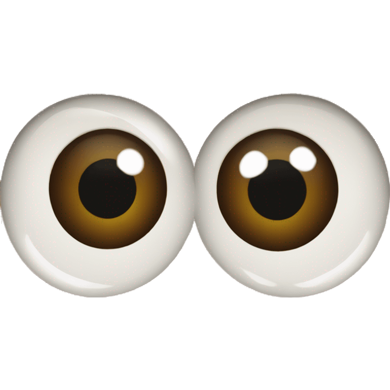 eye with 2 pupils emoji