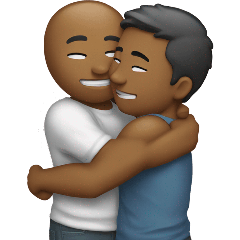 a hug to my boyfriend saying i love you  emoji