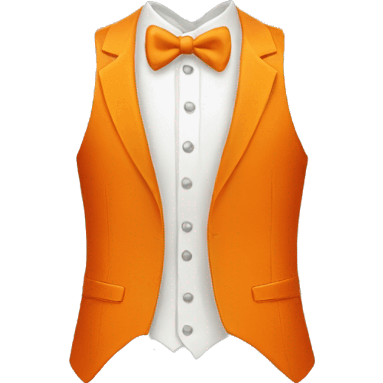 orange tuxedo emoji