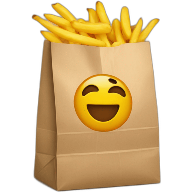 Food in a paper bag emoji