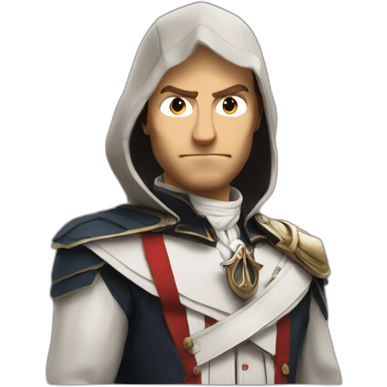 macron déguiser en assassin's creed emoji