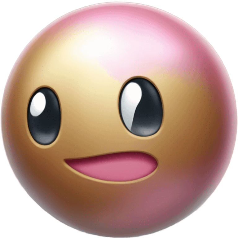 Metal Kirby ball with wheels emoji