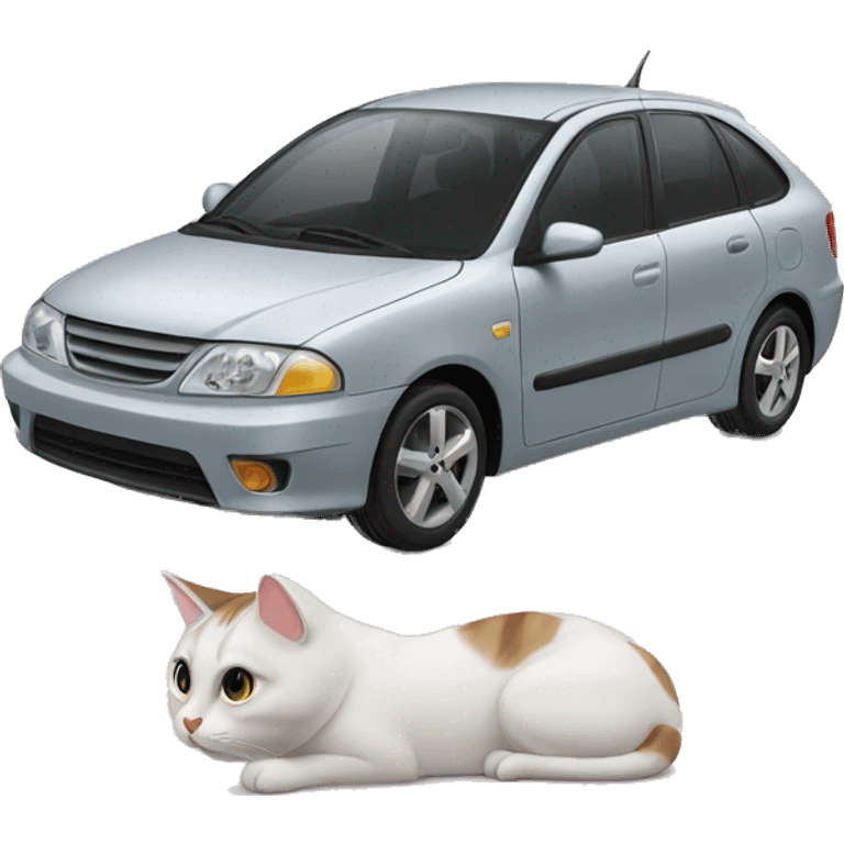 Cat car emoji