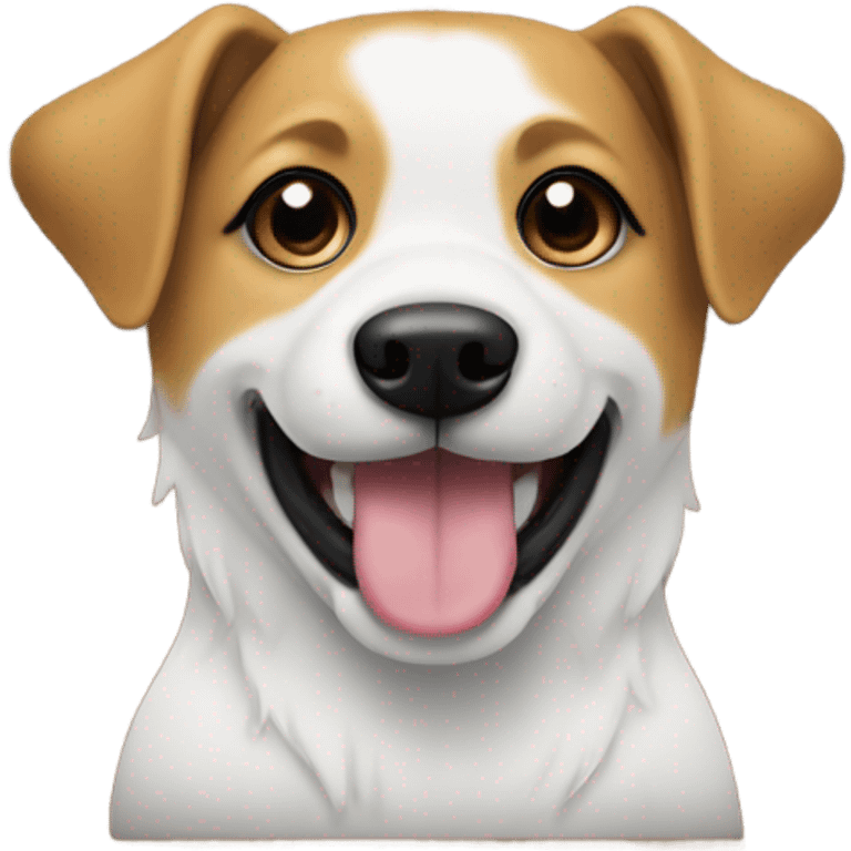 Dog in modern frame emoji