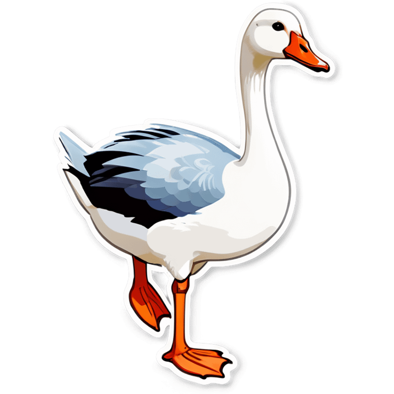 Silly goose emoji