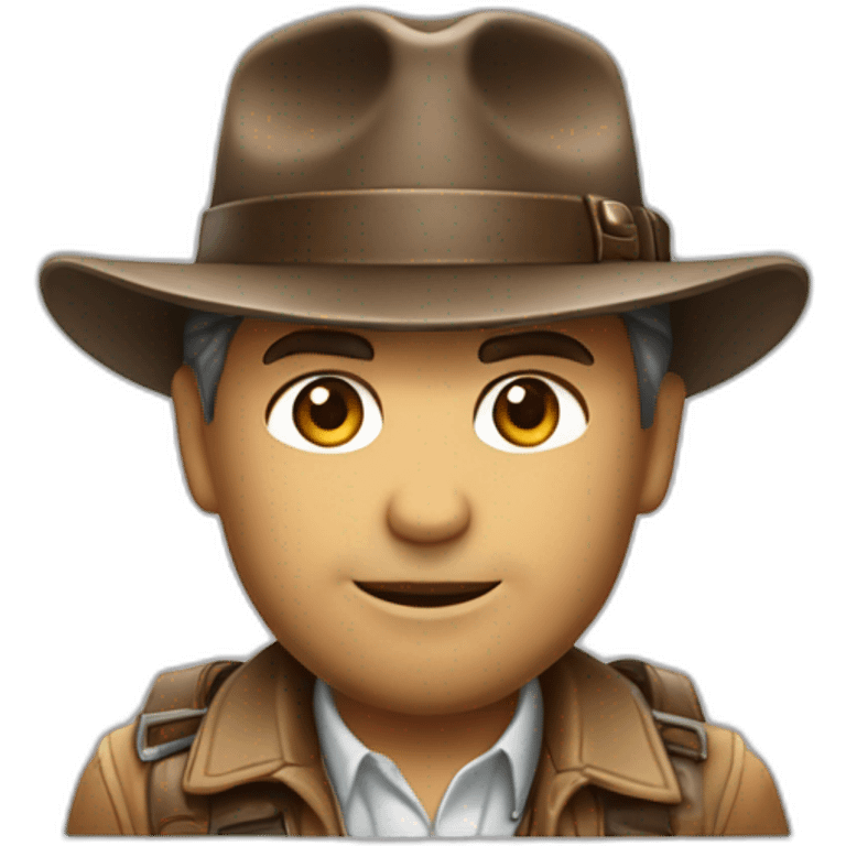 Salesforce’s Astro wearing like Indiana Jones emoji