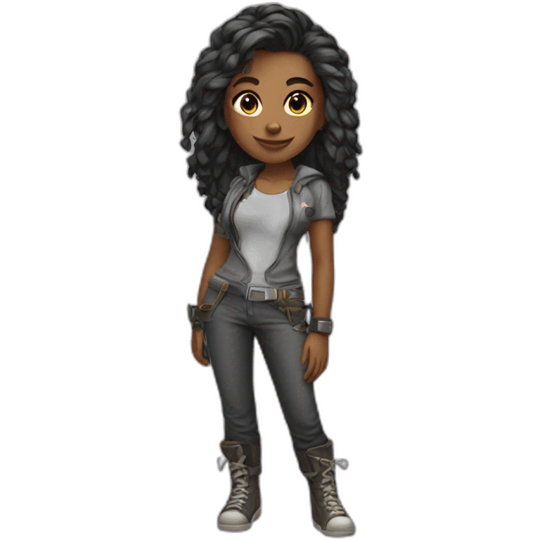 super cool gamer girl emoji