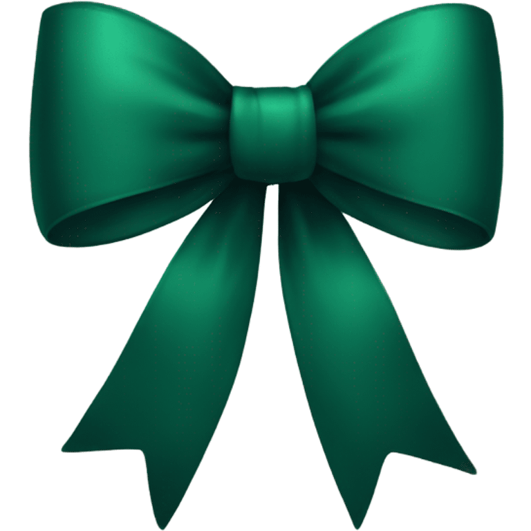 dark green bow emoji