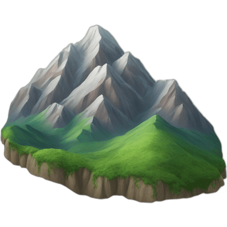 mountains emoji