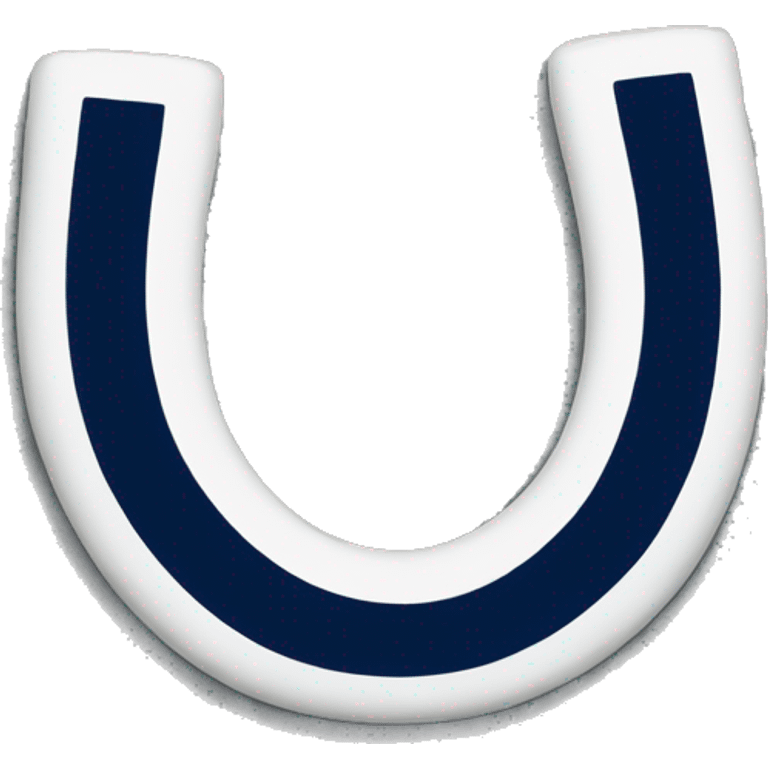 navy horse shoe emoji