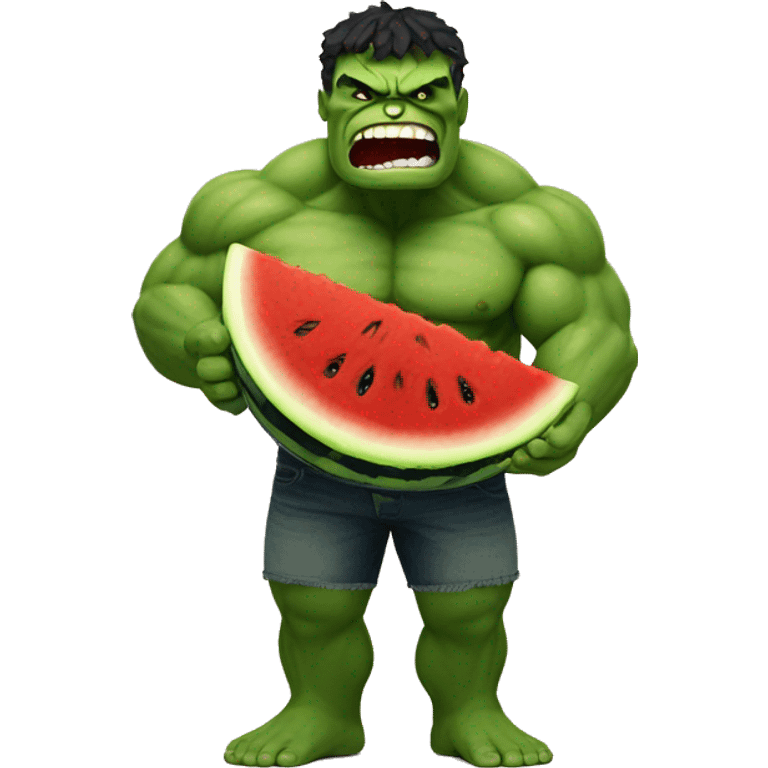 watermelon hulk emoji