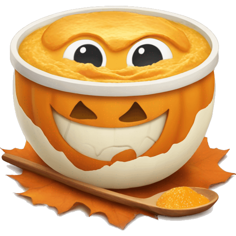 Pumpkin porridge don' emoji