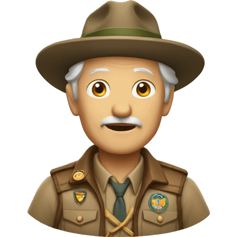 old man scout with hat emoji