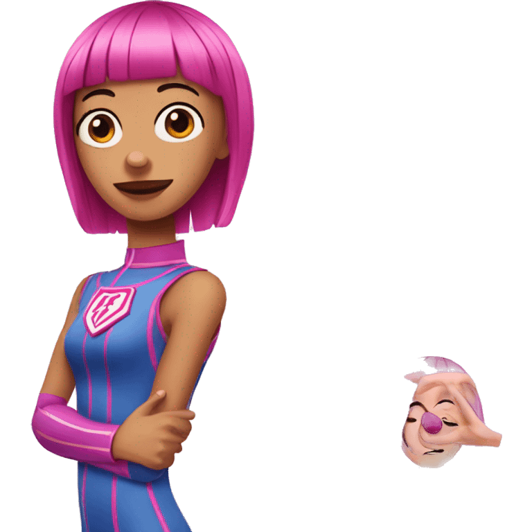 lazy town skinny girl emoji