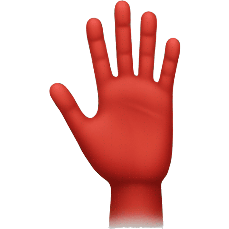 Red Hand emoji