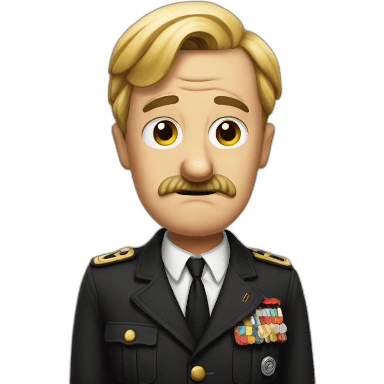 Confused Adolf emoji