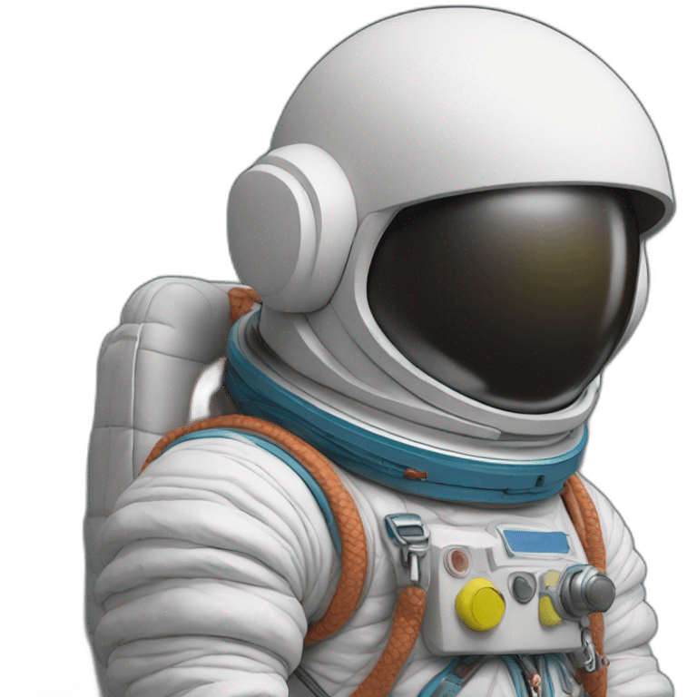 KAWS astronaut emoji