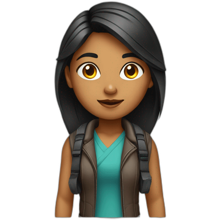 Indian tech girl emoji