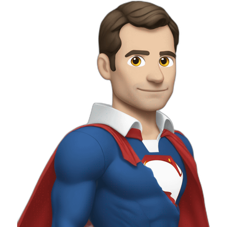 macron superman emoji