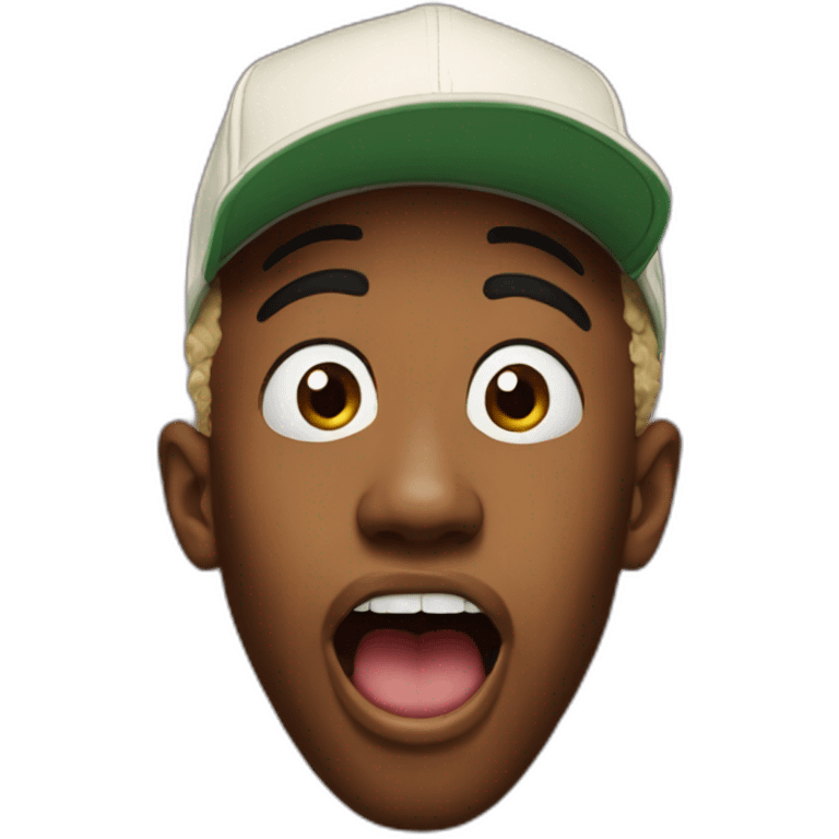 tyler the creator cringing emoji