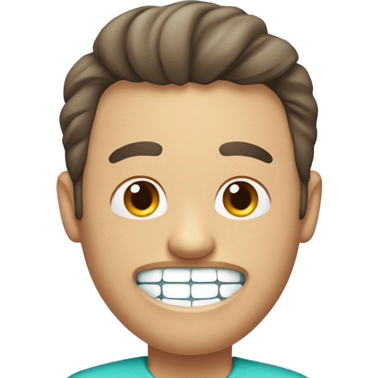 men at dental procedure emoji