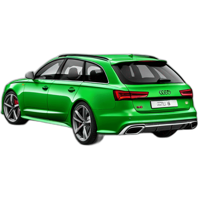 Audi rs6 rear emoji