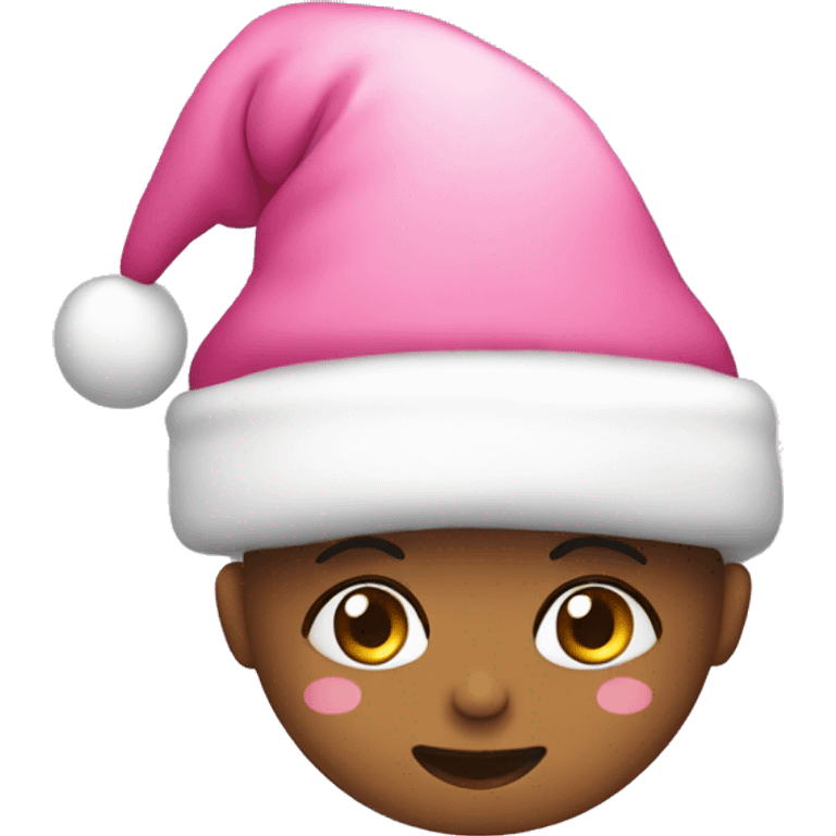 Cute pink Christmas  emoji