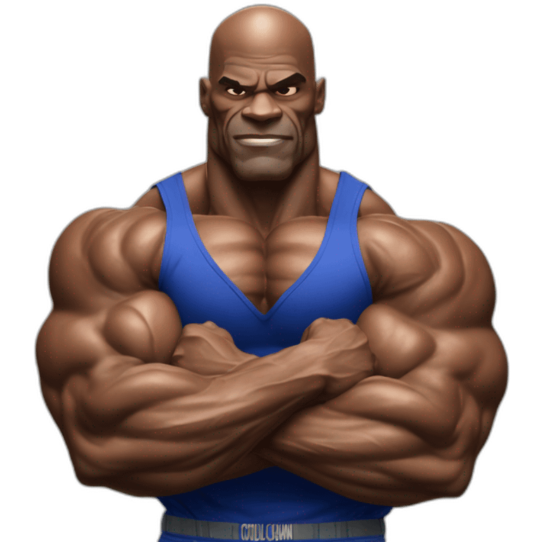 Ronnie Coleman Flexing muscles emoji