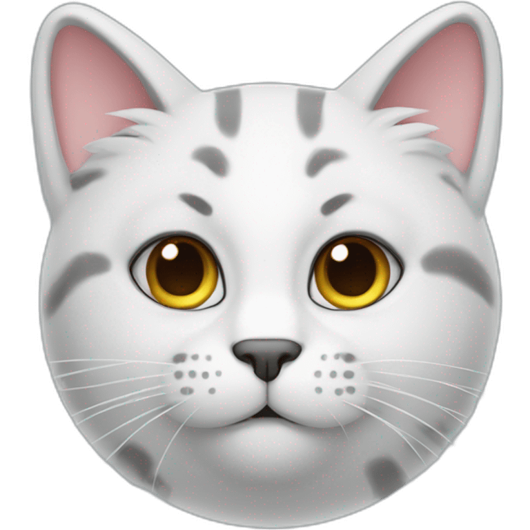 Schneeball katze emoji