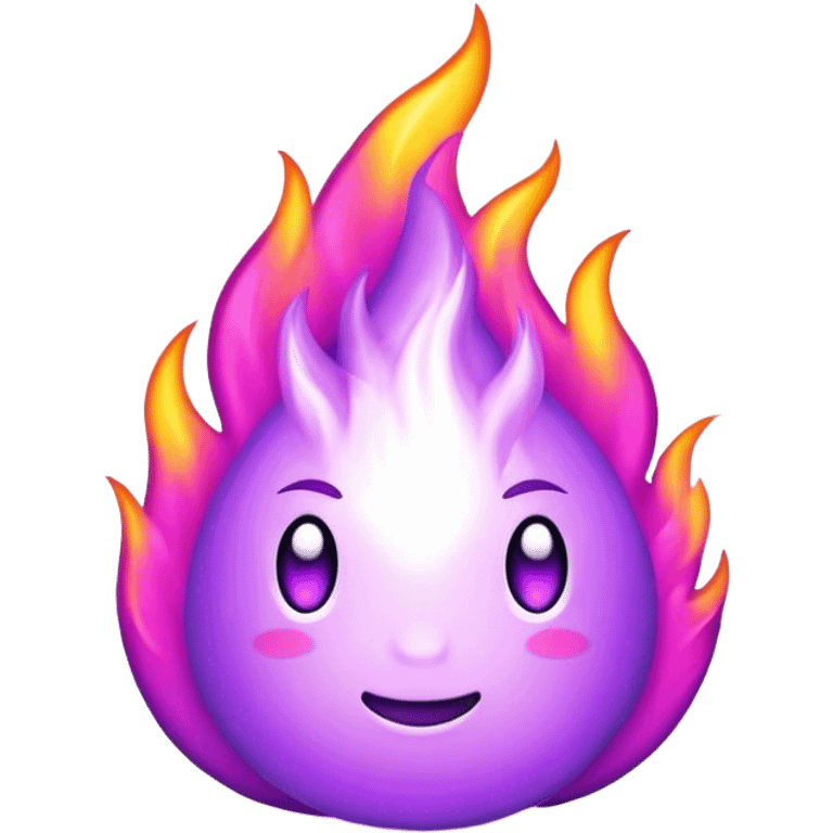 Violet fire emoji