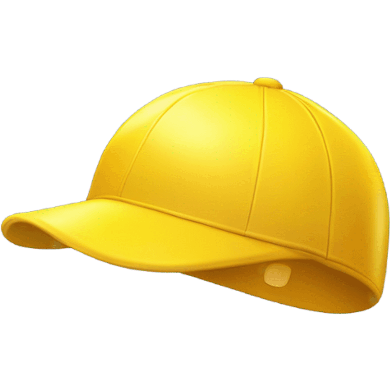 yellow Hard cap emoji