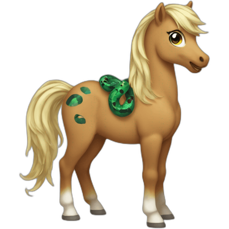 pony mixed with snake emoji