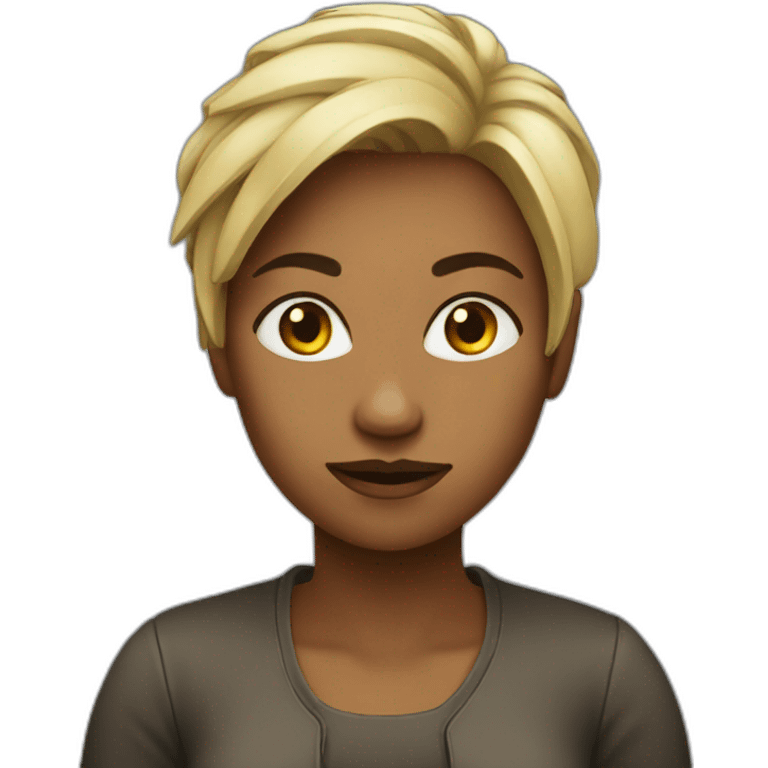 female-with-attitude emoji