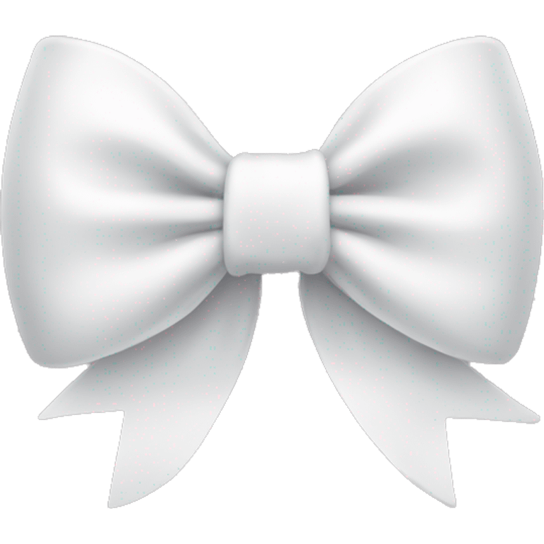 white bow emoji