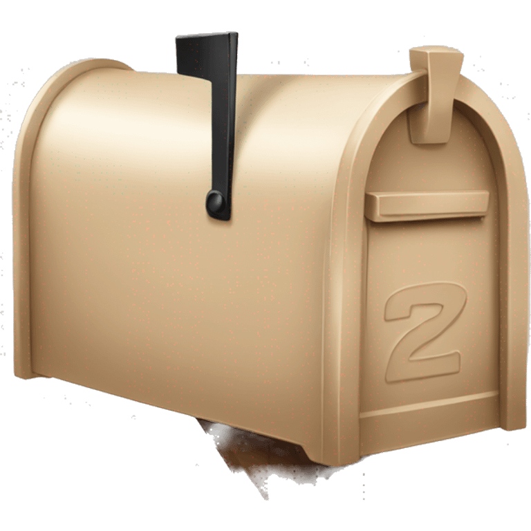 beige mailbox emoji