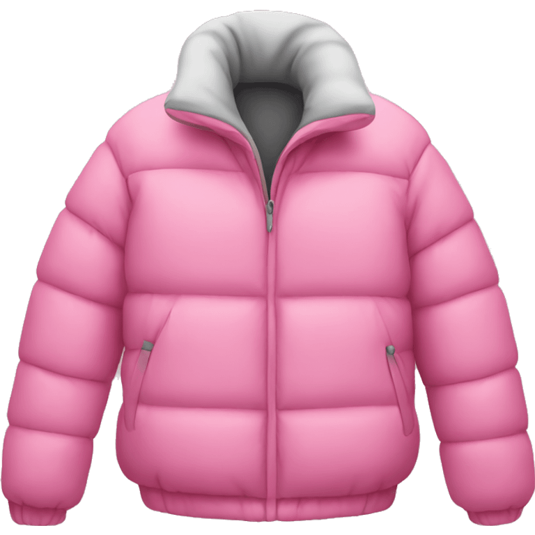 pink down jacket emoji